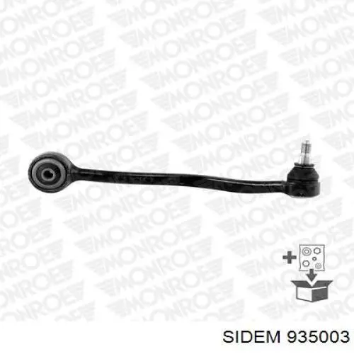 Стабилизатор поперечной устойчивости передний Sidem 935003 цена, от 13.08 USD