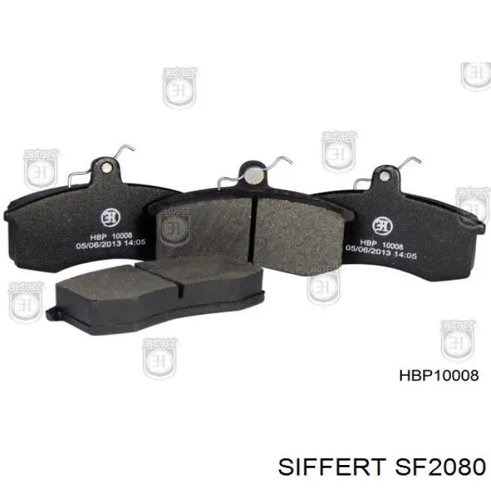 SF2080 Siffert Колодки передние