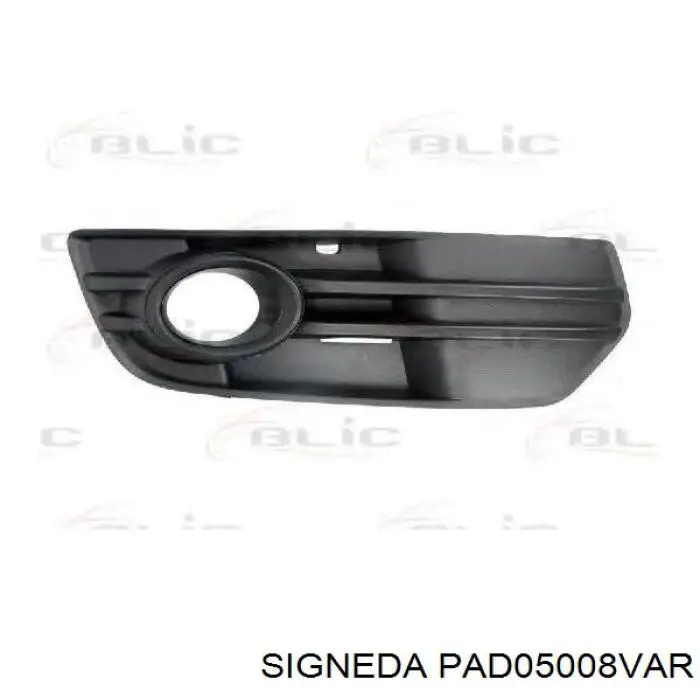 Спойлер переднего бампера правый Signeda PAD05008VAR цена, от 11.30 USD