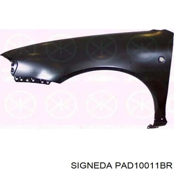 Крыло переднее правое PAD10011BR Signeda