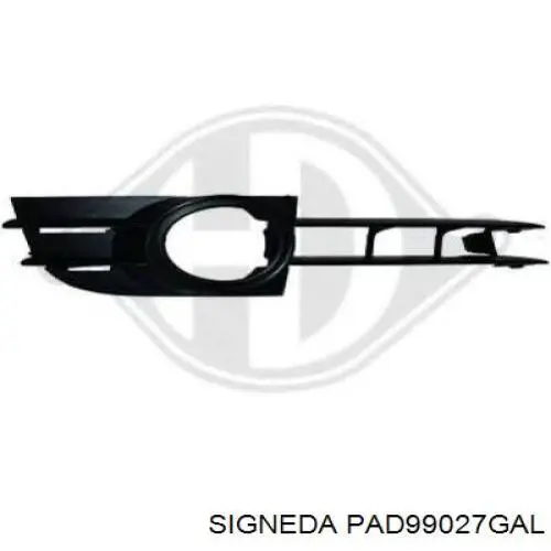 Решетка бампера переднего левая PAD99027GAL Signeda
