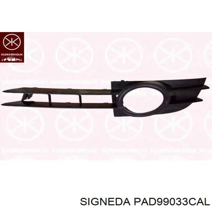 Решетка бампера переднего левая PAD99033CAL Signeda