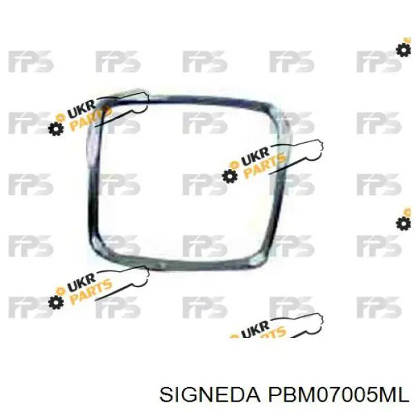 Накладка решетки радиатора левая SIGNEDA PBM07005ML