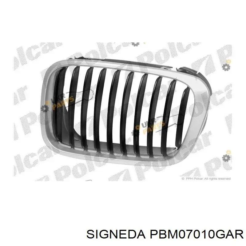 PBM07010GAR Signeda решетка радиатора правая