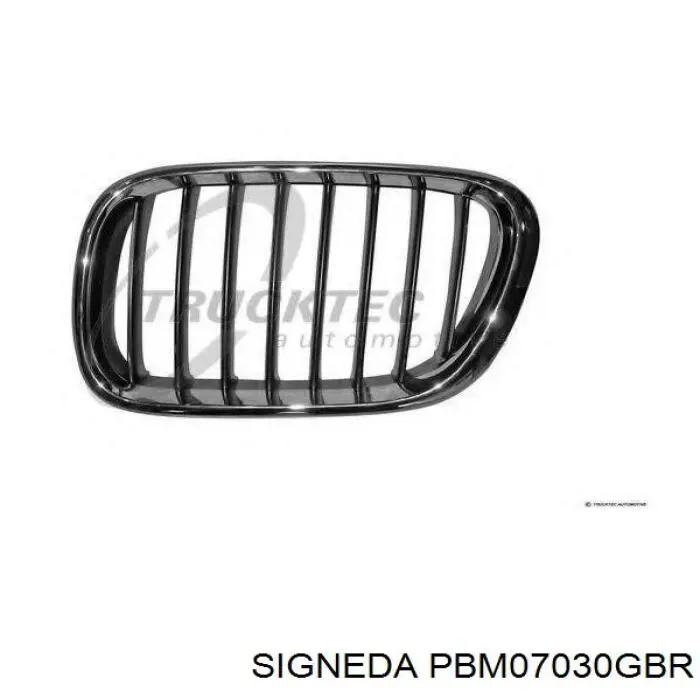 Решетка радиатора правая PBM07030GBR Signeda