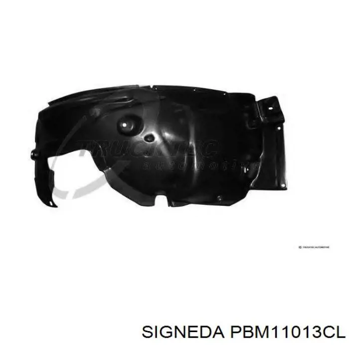 Подкрылок крыла переднего левый задний PBM11013AL Signeda