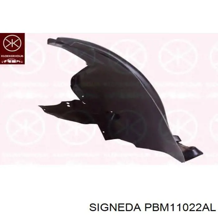 PBM11022AL Signeda Подкрылок крыла переднего левый