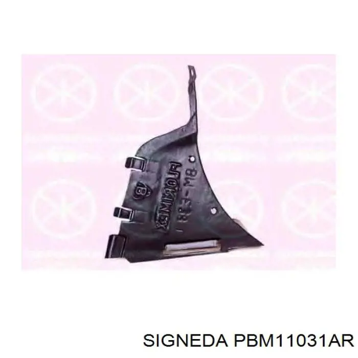Подкрылок передний правый PBM11031AR Signeda
