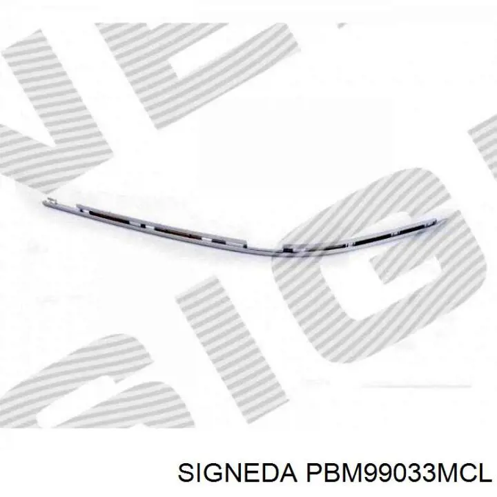 PBM99033MCL Signeda молдинг бампера переднего левый