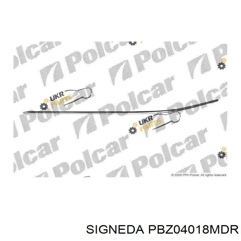 Купить 5003078 Polcar Молдинг бампера переднего правый