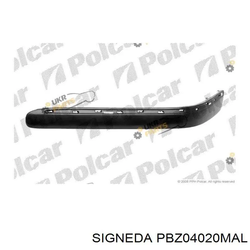 Молдинг бампера переднего, левый Signeda PBZ04020MAL цена, от 8.62 USD