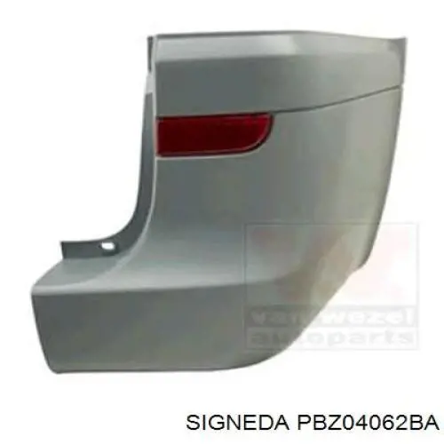 Передний бампер PBZ04062BA Signeda
