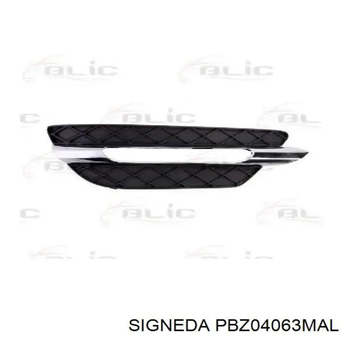 Молдинг бампера переднего левый Signeda PBZ04063MAL цена, от 14.90 USD
