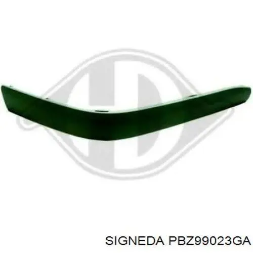 Решетка бампера PBZ07021GA Signeda