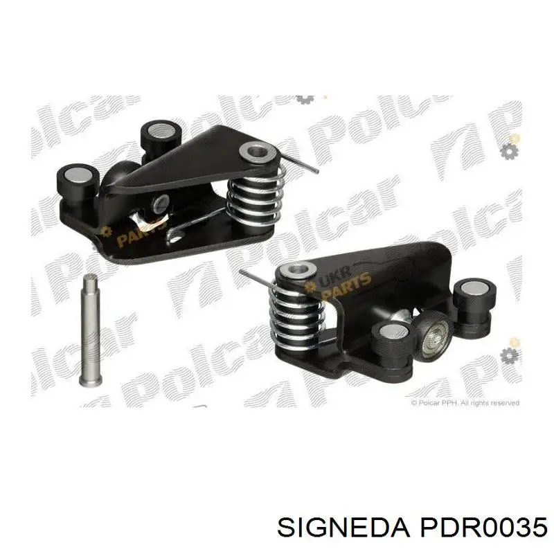 PDR0035 Signeda Ролик двери боковой правый центральный