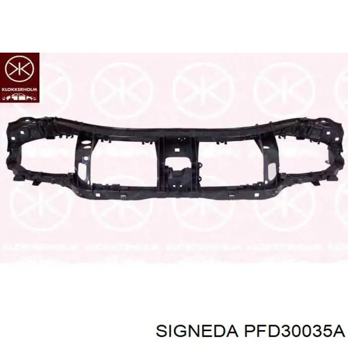 PFD30035A Signeda суппорт радиатора верхний (монтажная панель крепления фар)