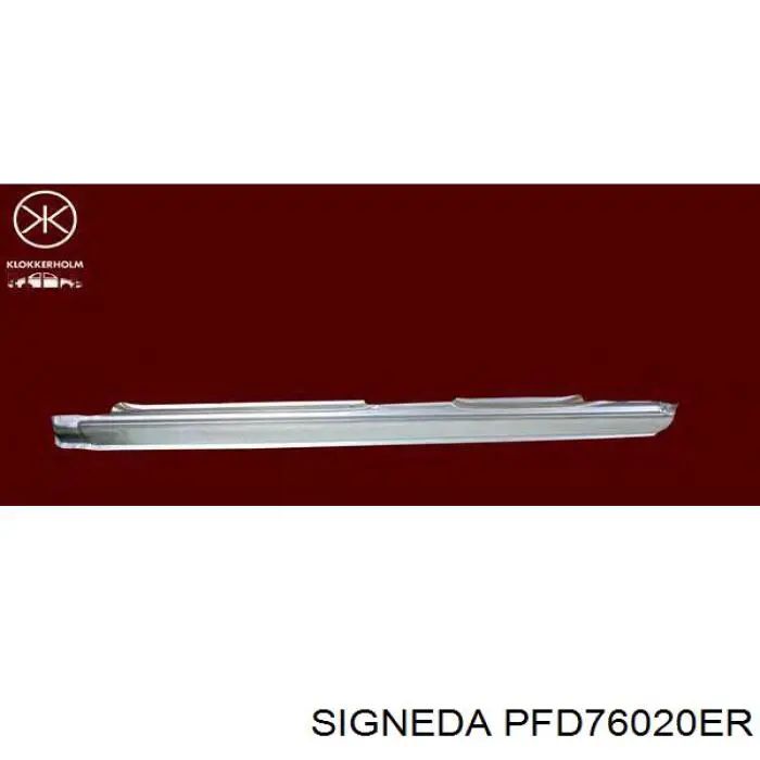 Порог внешний правый PFD76020ER Signeda