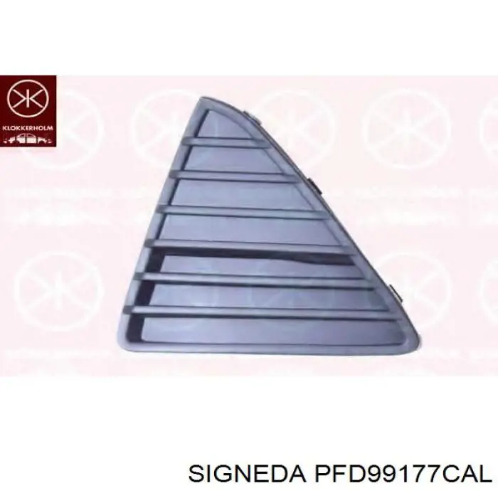 Решетка бампера переднего левая PFD99177CAL Signeda