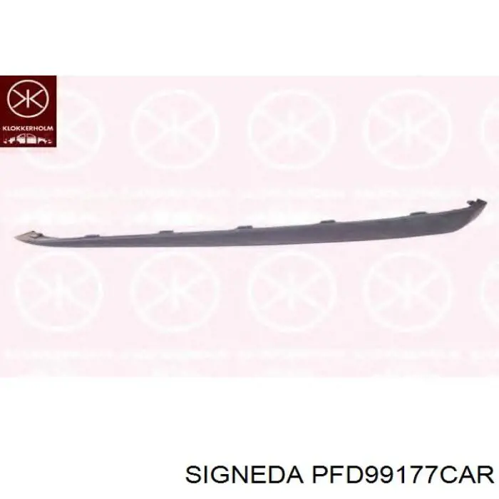 PFD99177CAR Signeda Правая решетка переднего бампера