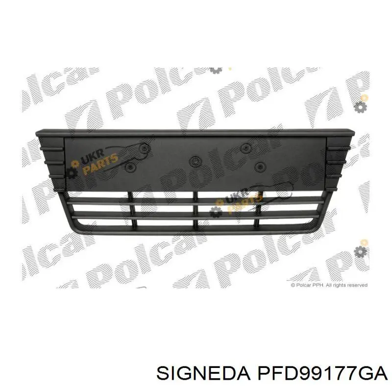 PFD99177GA Signeda Центральная решетка переднего бампера