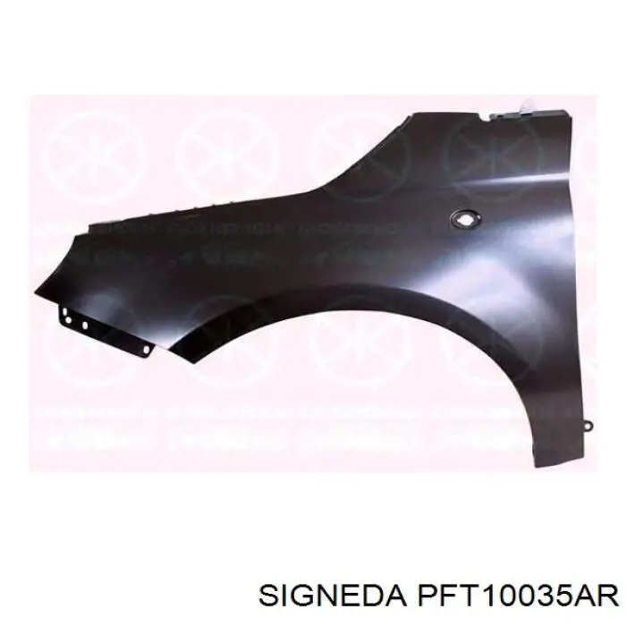 Крыло переднее правое PFT10035AR Signeda