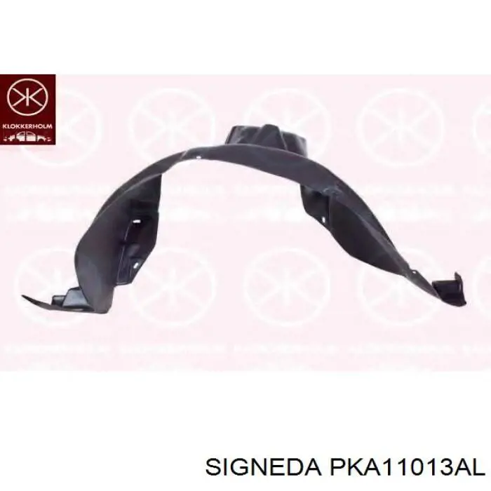 PKA11013AL Signeda подкрылок крыла переднего левый