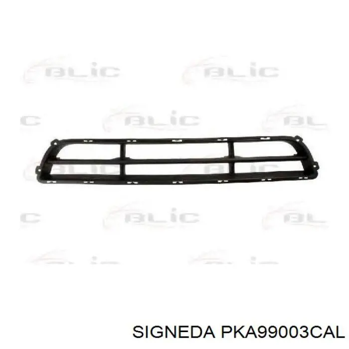 Заглушка (решетка) противотуманных фар бампера переднего левая PKA99003CAL Signeda