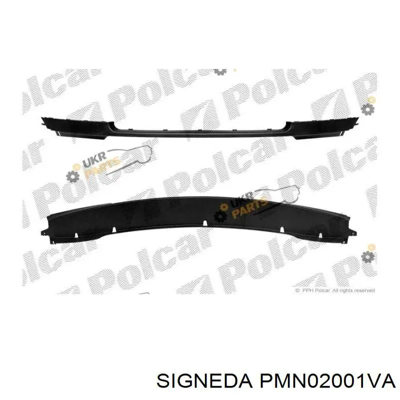 510125 Polcar Губа переднего бампера