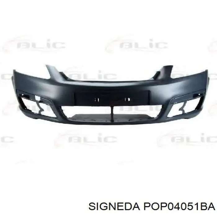 Передний бампер POP04051BA Signeda