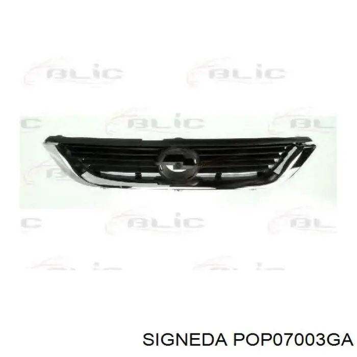  Решетка радиатора Opel Vectra 