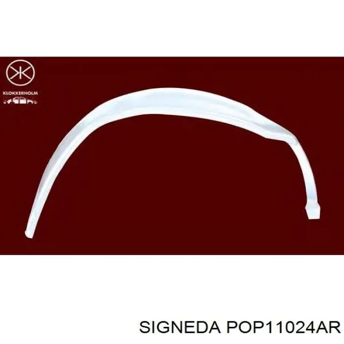 Правый подкрылок переднего крыла Opel 1102033 цена, от 11.26 USD