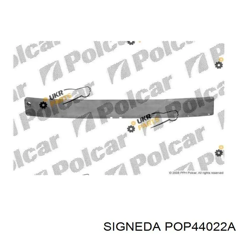 POP44022A Signeda усилитель бампера переднего