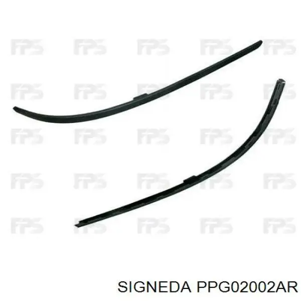 Спойлер переднего бампера 7414NQ Peugeot/Citroen