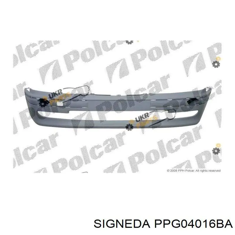 Передний бампер PPG04016BA Signeda