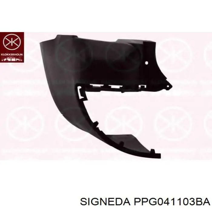 Купить PPG041103BA Signeda Буфер (бампер) передний
