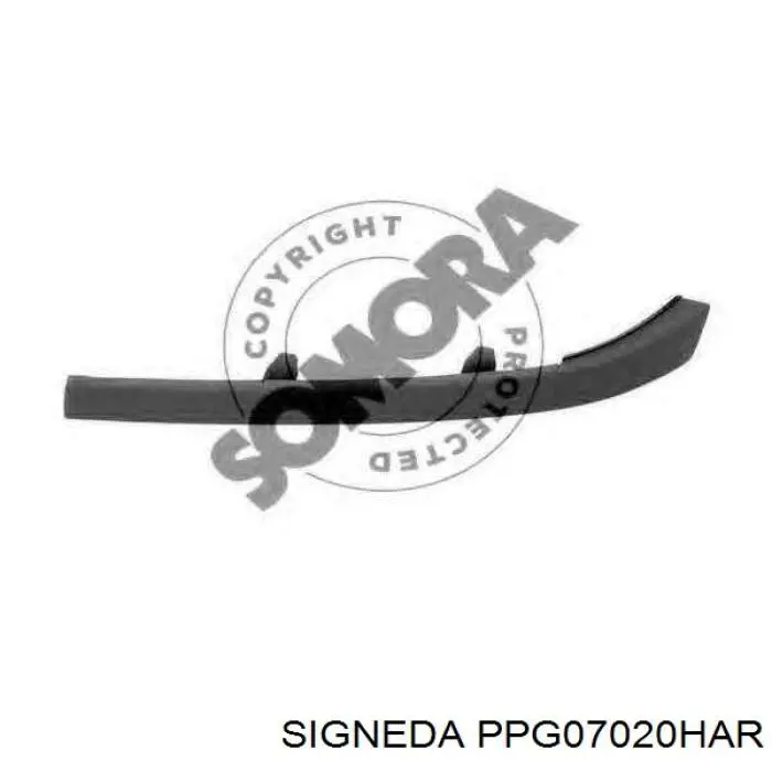 Ресничка (накладка) правой фары FPS FP0550992 цена, от 5.79 USD