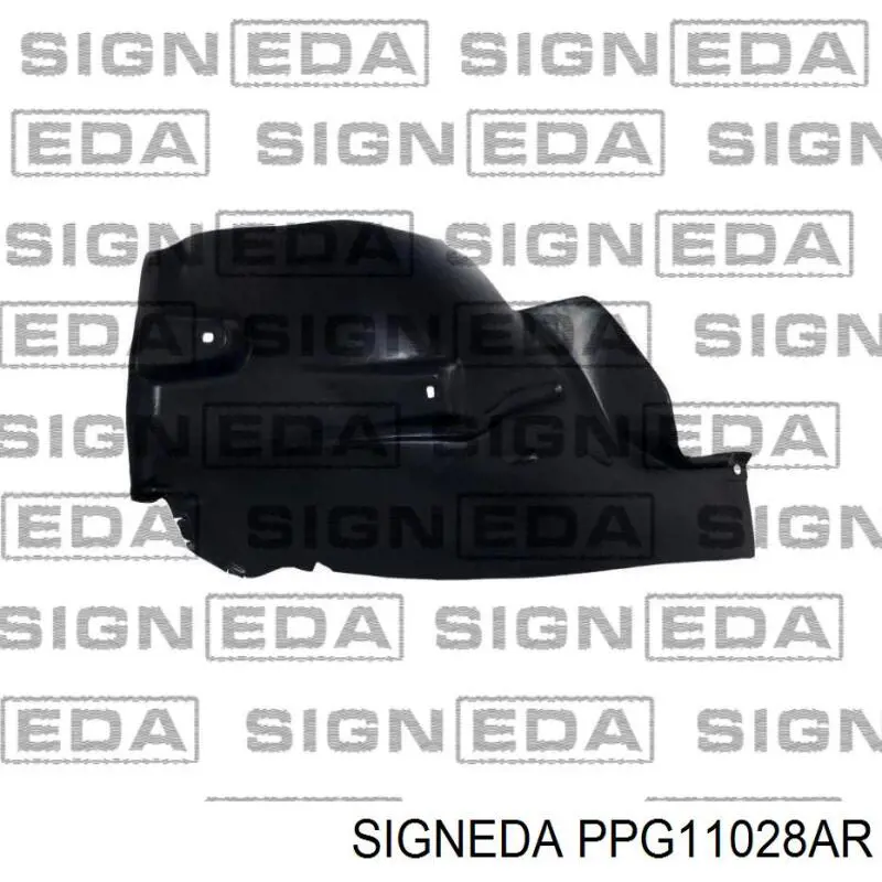7136V4 Peugeot/Citroen Подкрылок крыла переднего левый