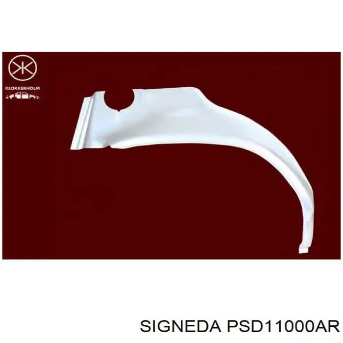 PSD11000AR Signeda подкрылок крыла переднего правый
