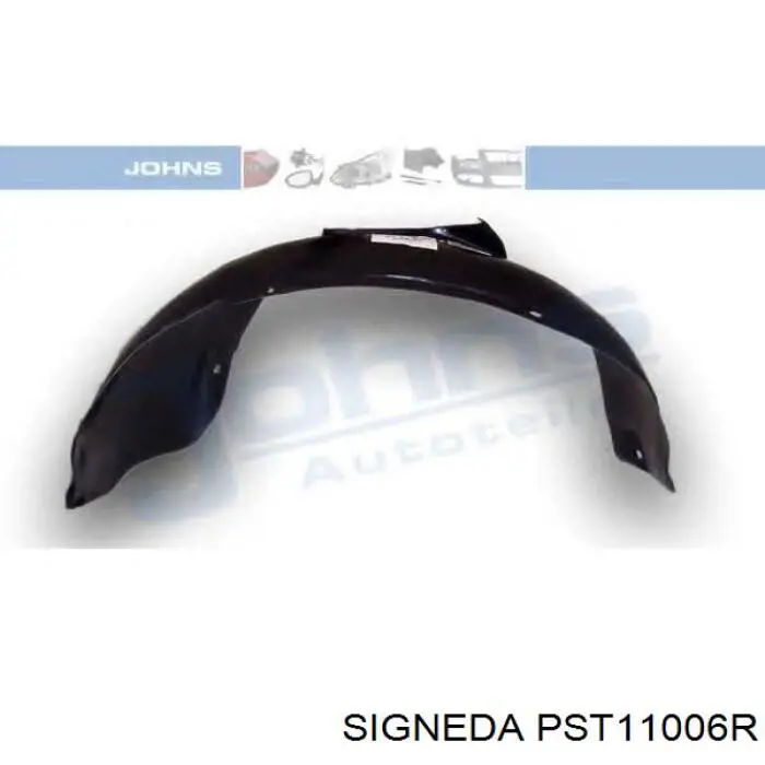 PST11006R Signeda Подкрыльник переднего крыла, правый