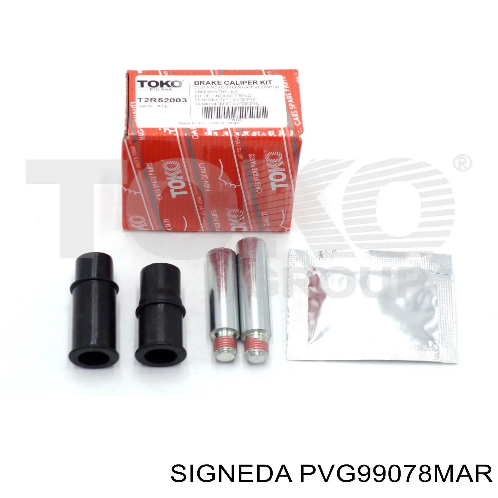 PVG99078MAR Signeda молдинг бампера переднего