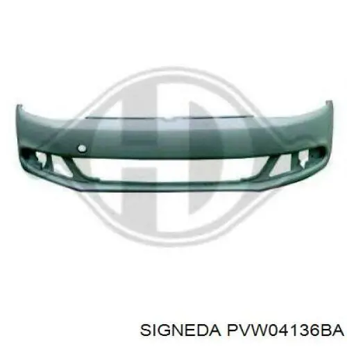 PVW04136BA Signeda Бампер передний в сборе