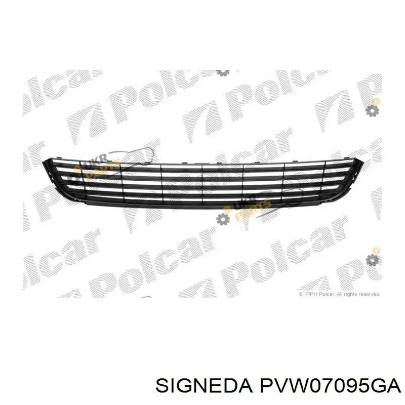 Решетка бампера переднего центральная PVW07095GA Signeda