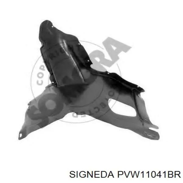 Подкрылок крыла переднего правый задний Signeda PVW11041BR цена, от 15.24 USD