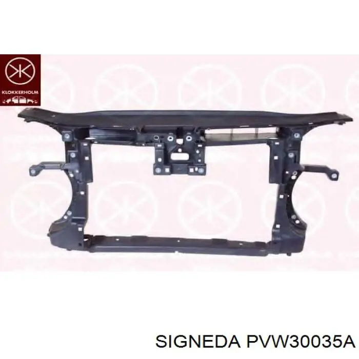 PVW30035A Signeda суппорт радиатора в сборе (монтажная панель крепления фар)