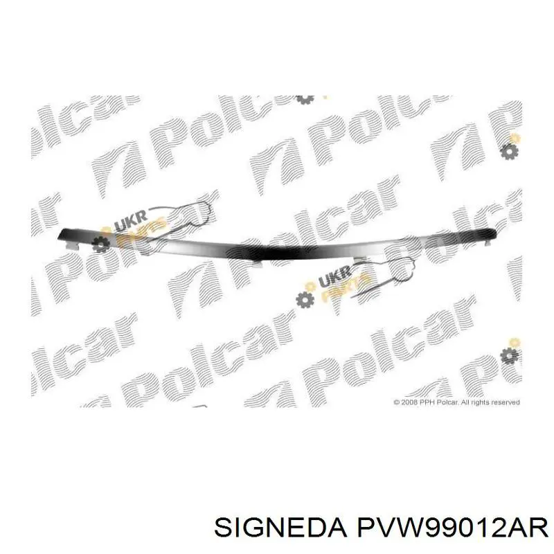 Молдинг бампера переднего правый PVW99012AR Signeda