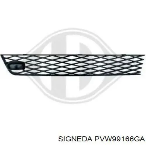 Решетка бампера PVW99166GA Signeda