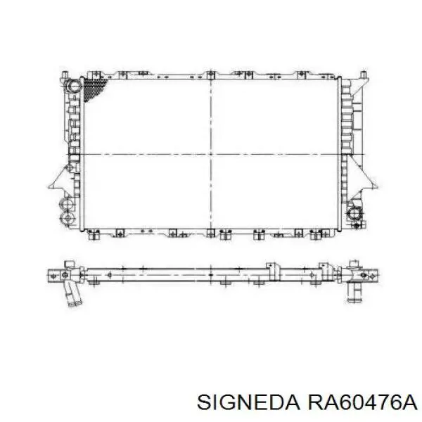 RA60476A Signeda радиатор