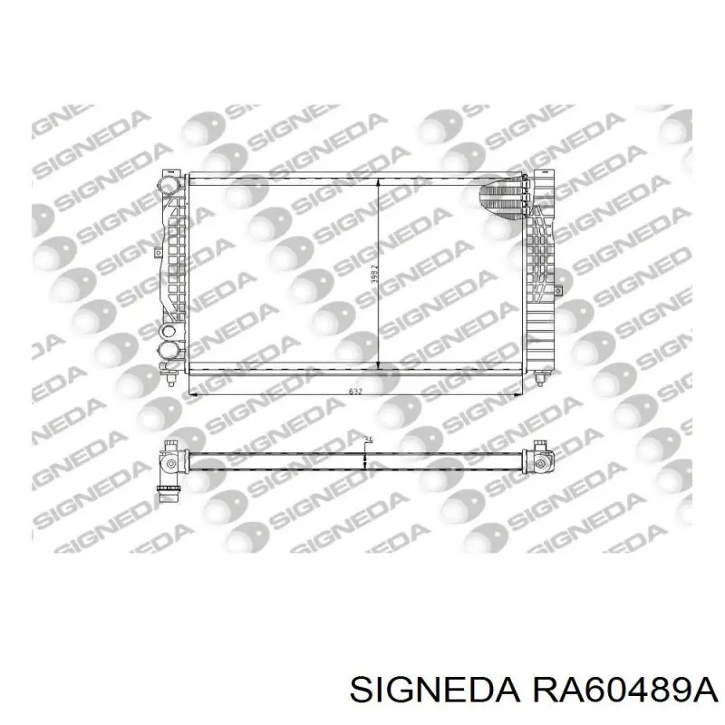 RA60489A Signeda радиатор