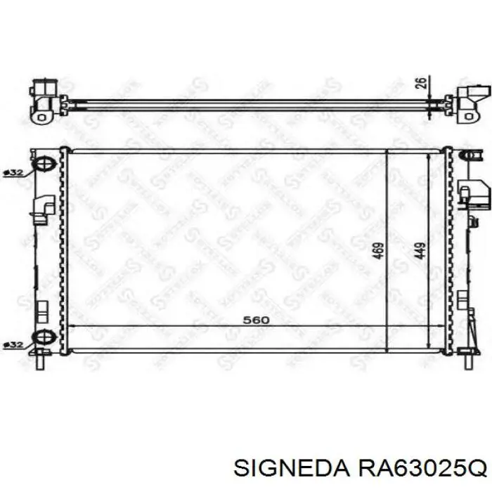 RA63025Q Signeda радиатор