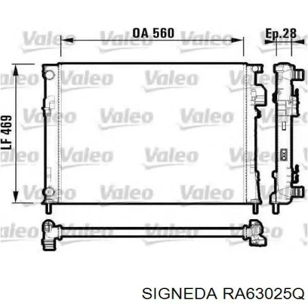 Радиатор охлаждения двигателя Renault (RVI) 91166000 цена, от 65.89 USD